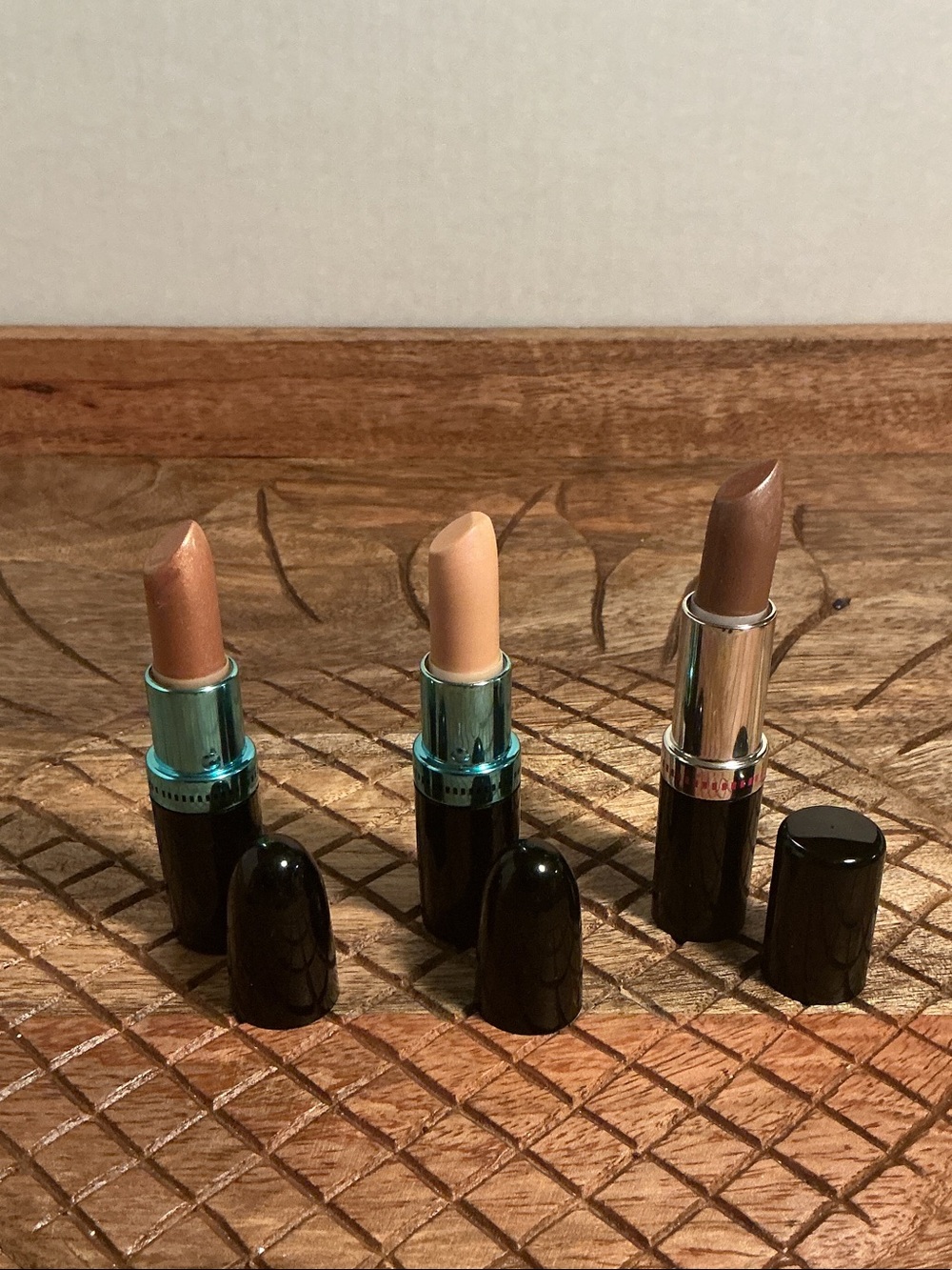 NEW Sassaby Neutral Lipstick Trio - Warm Nude, Beige & Brown Shades